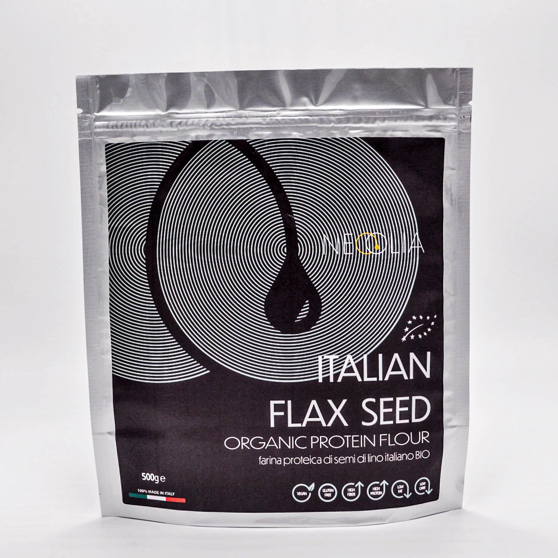 Farina di semi di lino parzialmente disoleati bio - acquista ora!