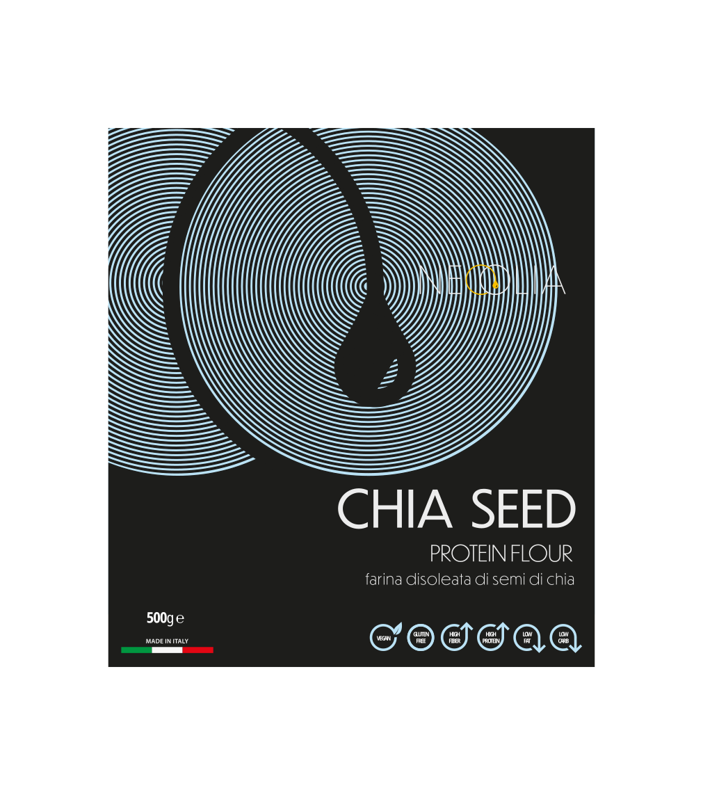 Farina proteica disoleata di semi di Chia Kg.0,5
