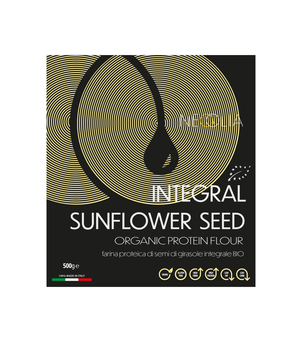 Wholemeal sunflower seed flour BIO Kg.0,5